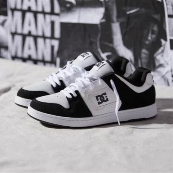 BRAND NEW women dc DC manteca black white skate shoes size US 10 / US 10.5 / 11 - Picture 2 of 5